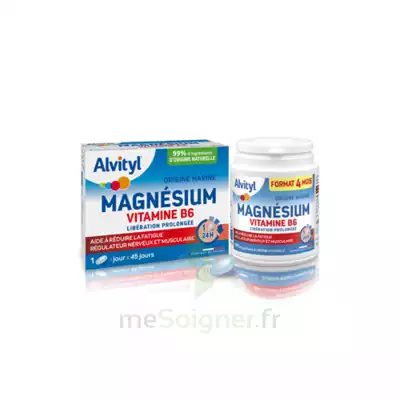 Alvityl Magnésium Vitamine B6 Libération Prolongée Comprimés Lp B/45 à Sézanne